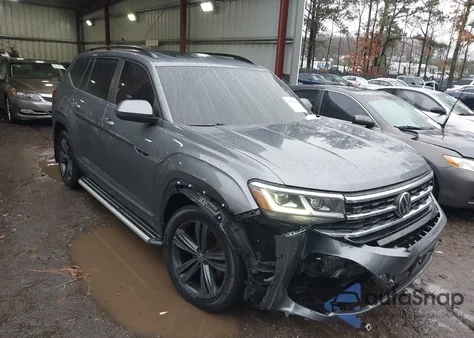 2021 Volkswagen Atlas 3.6L V6 Se W/Technology R-Line from USA, damaged, VIN 1V2RR2CA8MC506269